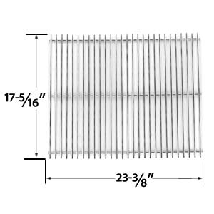 Repair Stainless Steel Cooking Grid for Kalamazoo Pedestal, Steadfast, Kenmore 122.16538900, 16539, Kmart 640-82960811-6, Nexgrill 720-0679B and Weber 1100, 211298, 221901 Gas Grill Models