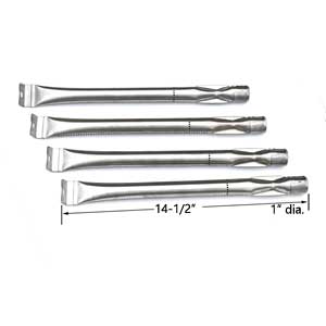 Replacement Stainless Steel Burner For Charmglow 810-9210-F, Master Cook SRGG31401, SRGG61401 (4-PK) Gas Models