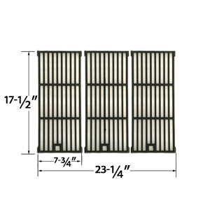 3 Pack Replacement Cast Iron Cooking Grid for Amana AM26LP, AM27LP, AM30LP-P, AM33, AM33LP-P, Surefire SF278LP and Kenmore 148.16656010 Gas Grill Models